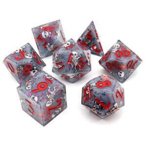 Gray Resin Game Dice